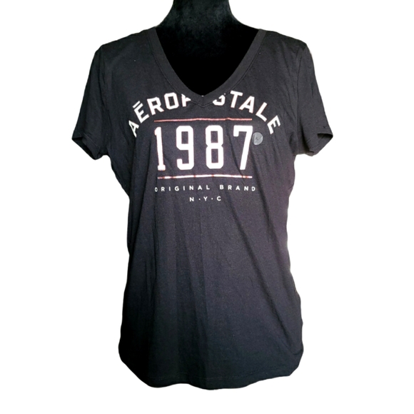 Aeropostale Tops - Aeropostale black t-shirt sx xl NWT